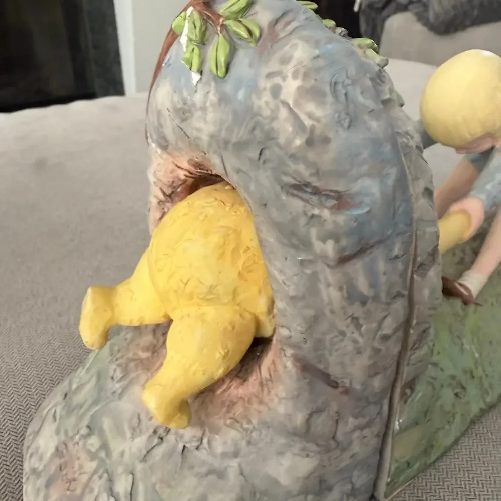 Disney Winnie the Pooh & Christopher Robin Bookends with Rabbit Friends